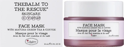 Маска для обличчя із зеленим чаєм матчу та кави - TheBalm To The Rescue Face 30ml