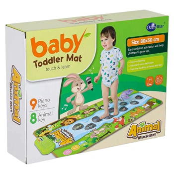 Освітній килимок KIK інтерактивний музичний з тваринками KX2932 (5903039769212)