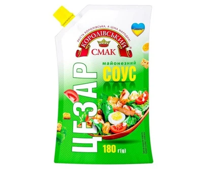 Соус майонезный 30% Цезарь д/п Королівський смак 180 г