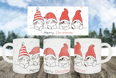 Чашка керамічна "Merry Christmas" 330 мл