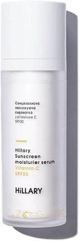 Сонцезахисна зволожувальна сироватка з витамином C SPF30 - Hillary Sunscreen Moisturier Serum Vitamin C SPF30 30ml (974567-17359)
