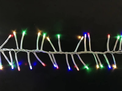 Гірлянда новорічна LED VALESO Феєрверк 200 RGB Багаторежимна Білий провід LKS5015