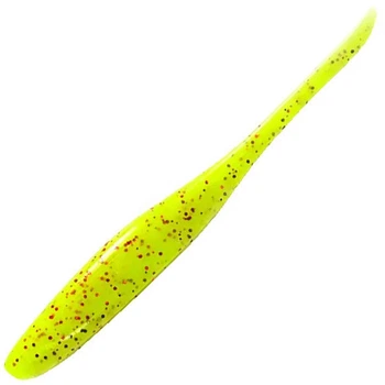 Силиконовая приманка Keitech Shad Impact 3" PAL#01 Chartreuse Red Flk (10 шт/уп),1551.14.53