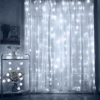 Гирлянда светодиодная от сети Штора Y-20-52B-white 19652 3х3 м 360 LED холодный белый 5161868