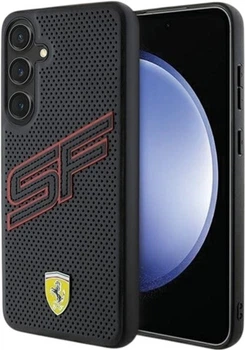 Панель Ferrari Big SF Perforated для Samsung Galaxy S24 Plus Black (FEHCS24MPINK)