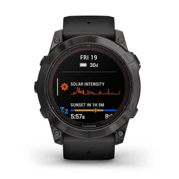 Смарт-часы Garmin Fenix 7X Pro Sapphire Solar Carbon G. DLC Tit. with Black Band (010-02778-10/11)