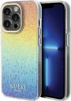 Панель Guess IML Faceted Mirror Disco Iridescent для Apple iPhone 14 Pro Multicolor (GUHCP14LHDECMI)