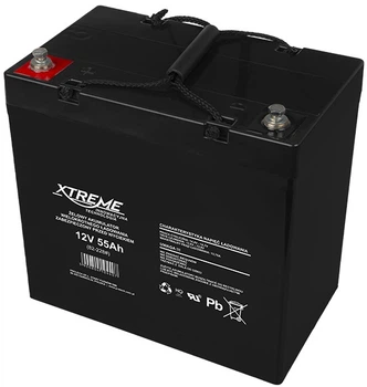 Акумуляторна батарея гелієва XTREME 82-228# 12V 55Ah 227 x 207 x 137 мм (5900804104407)