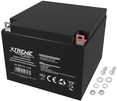 Акумуляторна батарея гелієва XTREME 82-235# 12V 28Ah 175 x 165 x 125 мм (5900804127475)