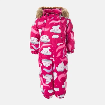 Детский зимний слитный комбинезон для девочки Huppa Keira 31920030-13263 98 см (4741632017528)