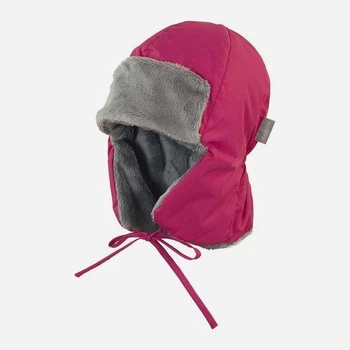 Детская зимняя шапка на завязках для девочки Huppa Breth 88410004-00063 39 см (4741468737645)