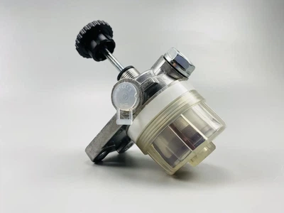 Фільтр очищення палива з прокачуванням (універсальний), кріплення горизонтальне. Усередині змінний елемент (сітка)