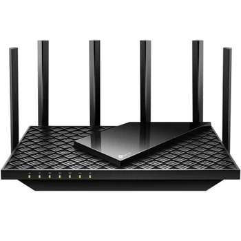 Двухдиапазонный Wi-Fi 6 маршрутизатор 5400 Мбит/с, 3xLAN 1x2.5GE WAN/LAN, USB 3.0, 6 антенн, черный
