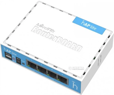 Беспроводной маршрутизатор Wi-Fi 2.4 ГГц 300 Мбит/с, 4 порта LAN, белый