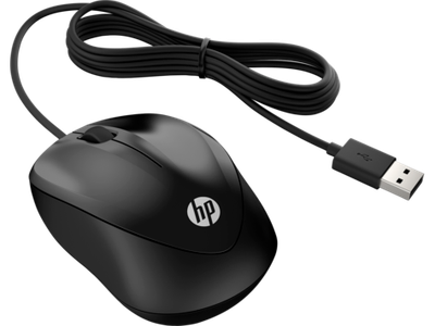 Ергономічна дротова миша USB 1200 dpi 3 кнопки, чорна