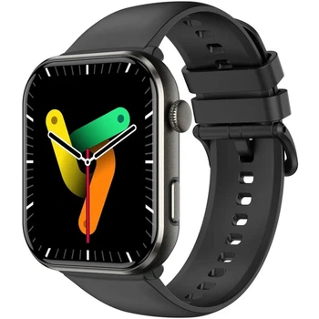 Умные часы с AMOLED экраном 1.96 дюйма, 120+ спортивных режимов, IP68, Bluetooth 5.3, черные