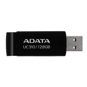 Флешка USB 3.2 128ГБ, поворотная конструкция, черная