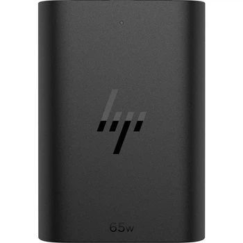 Адаптер для ноутбука HP, 65 Вт, GaN, USB-C, чорний, 75x53x22 мм