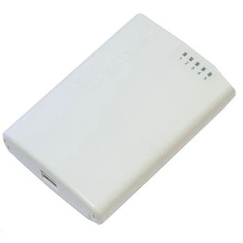 Ethernet-маршрутизатор Mikrotik PowerBOX с PoE, 5 портов, водонепроницаемый корпус, белый
