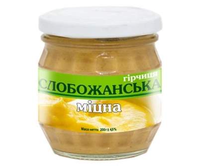 Горчица "Слобожанская" 200г твист оф Чугуев Продукт