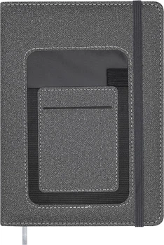 Ежедневник недатированный Buromax Combi A5 336 страниц из искусственной кожи серый (BM.20500-09)