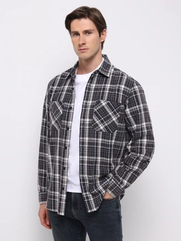 Сорочка бавовняна чоловіча Colin's CL1076524NAV L Navy (8684112963655)