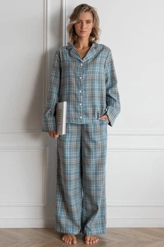 Forli Пижамный костюм из фланели с брюками Iceberg M/L Голубой FL0073-04-69_M/L