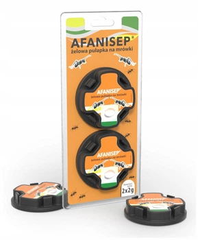 Гелевая ловушка для муравьев Afanisep 2×2 г, приманки с эффектом домино для уничтожения муравейников до 3 месяцев