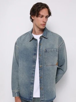 Сорочка джинсова чоловіча Colin's CL1076867DN44456 XL Ferna wash (8684112936765)