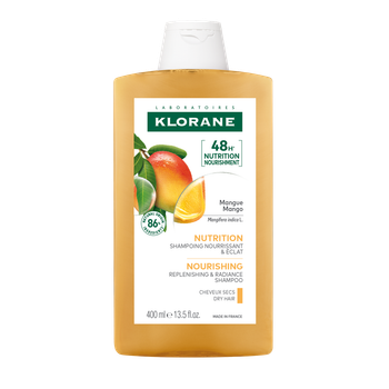 Шампунь для сухого волосся Манго Klorane Shampooing a la Mangue 400 мл