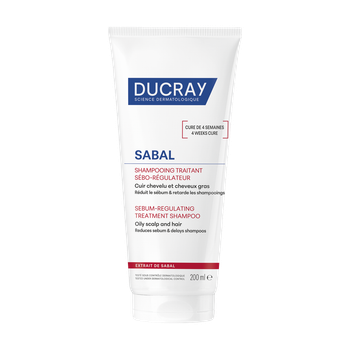 Себорегулирующий шампунь Ducray Sabal Sebum-regulating shampoo 200 мл