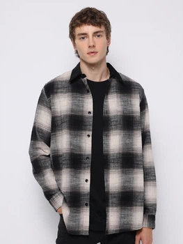Сорочка бавовняна чоловіча Colin's CL1077642BLK 2XL Black (8684890015164)