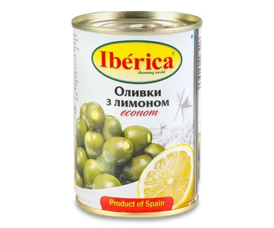 Оливки фаршированные лимоном TM Iberica же/б 280 g