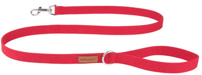 Повідець Ami Play Cotton 140 см 30 мм Червоний (5907563222847)