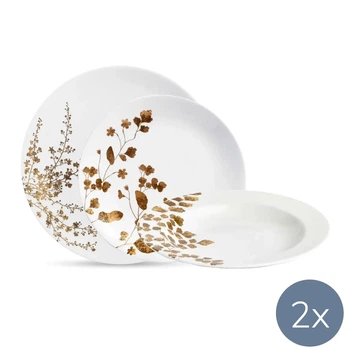 Столовий сервіз Wedgwood Vera Wang Jardin 6 предметів 2 персони (40033715 + 40033716)