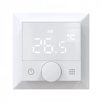 Программируемый терморегулятор In-Therm PWT 510 Wi-Fi белый матовый для электрического теплого пола с выносным датчиком и сенсорным управлением