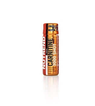 Карнітін, Carnitine, Nutrend, 3000 Shot, 60 мл (Апельсин)