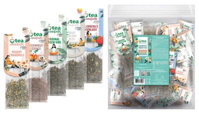 Чай Tea Moments Набір Асорті Зеленого Чаю / Assorted Green Tea 112 г (5 смаків*10 шт) (4823118605266)