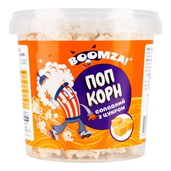 Попкорн Солодкий BOOMZA відро 40 г (4820196731818)
