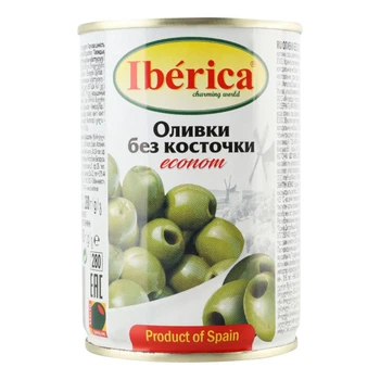 Оливки без кісточки Econom з/б Iberica 280 г (8436024297744)