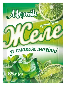 Желе зі смаком мохіто Monik 85 г (4820188392694)