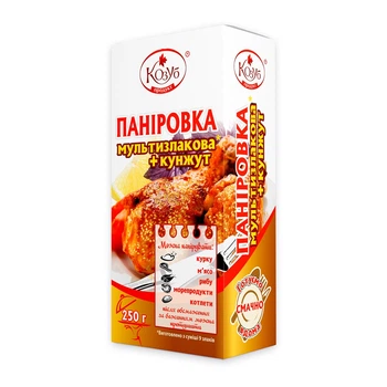 Паніровка мультизлакова* + кунжут Козуб продукт 250 (4820094533965)