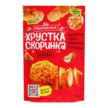 Сухарі панірувальні Original Хрустка скоринка 100 г Приправка (4820039290151)