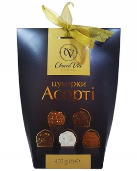 Набір цукерок в коробці Chocco Via 400 г (4820148611021)