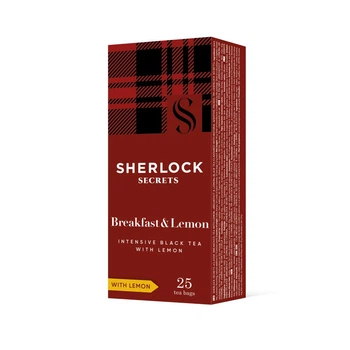 Чай чорний із лимоном 25 пакетиків Breakfast & Lemon (4823118602845)