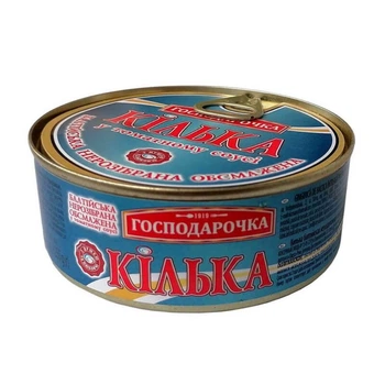 Кілька Балтійська нерозібрана обсмажена у т/с Господарочка 250 г (4820024799911)
