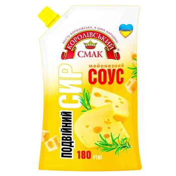 Соус Подвійний сир Королівський смак 180 г (4820241522316)