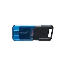 USB Flash Kingston DT80M USB-C 200 mb/s 3.2 Gen1 64GB Black Blue
