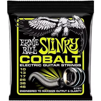 Струни для электрогитары Ernie Ball 2721 Cobalt Slinky 10/46