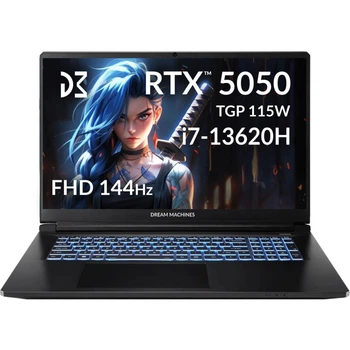 Ноутбук Dream Machines 17.3 RG5050-17UA28 FHD 144Hz/Intel i7-13620H/32GB/2TB/RTX 5050 8GB/DOS (RG5050-17UA28)